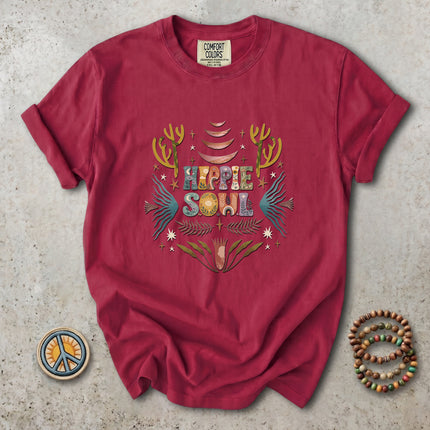Comfort Colors Hippie Soul Boho Desert Cactus Retro T-Shirt
