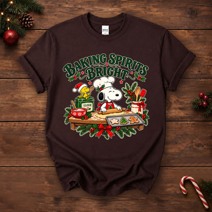 Baking Spirits Bright Christmas Cookie Baking T-Shirt