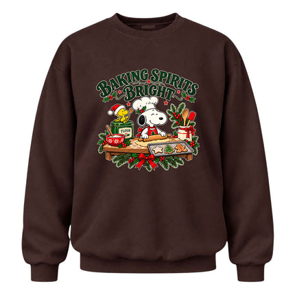 Baking Spirits Bright Christmas Cookie Baking Sweatshirt