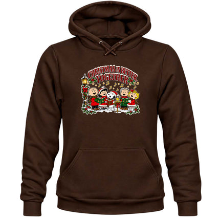 Christmas Is Better Together Festive Caroling Hoodie