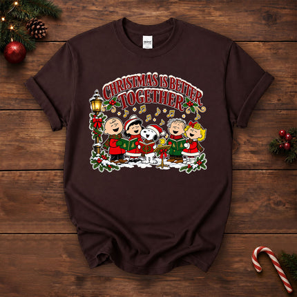Christmas Is Better Together Caroling Holiday T-Shirt