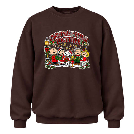 Christmas Is Better Together Caroling Holiday Sweatshirt