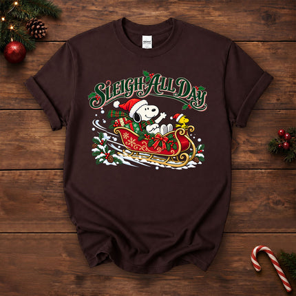 Sleigh All Day Christmas Sleigh Ride T-Shirt