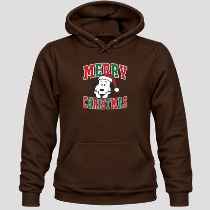 Merry Christmas Vintage Distressed Santa Hat Hoodie