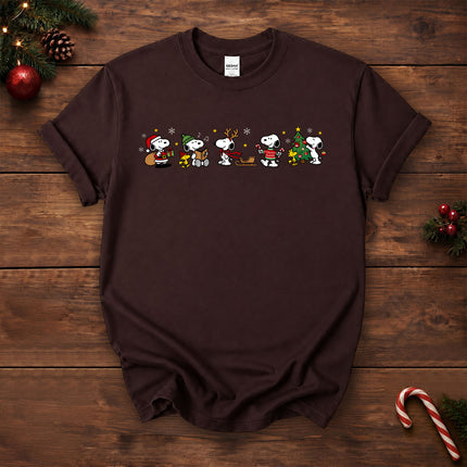 Christmas Holiday Friends Carols Tree Gifts T-Shirt