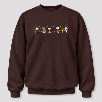 Christmas Holiday Friends Gifts Carols Sleigh Tree Sweatshirt