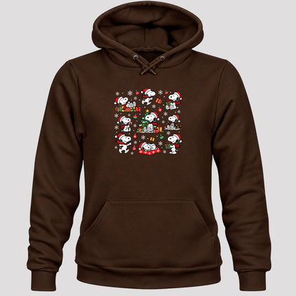 Christmas Santa Hat Holiday Gift Collage Hoodie