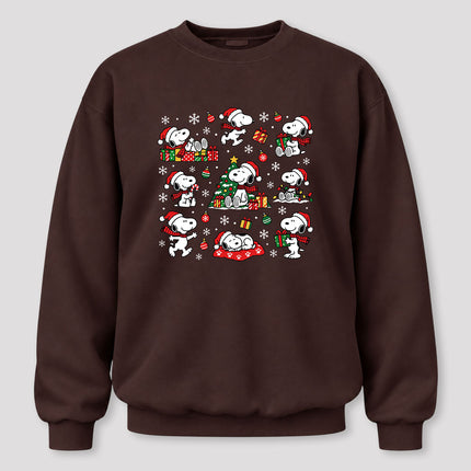 Christmas Santa Hat Gift Collage Sweatshirt