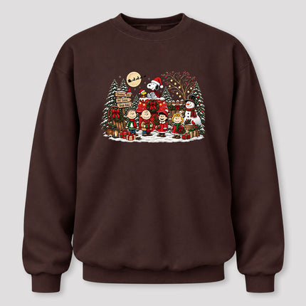 Christmas Tree Farm Hot Cocoa Winter Village Sweatshirt