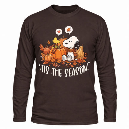 Tis The Season Fall Pumpkin Autumn Long Sleeve T-Shirt