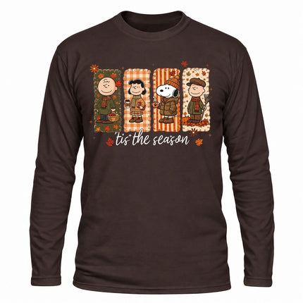 Tis The Season Fall Harvest Cozy Autumn Long Sleeve T-Shirt