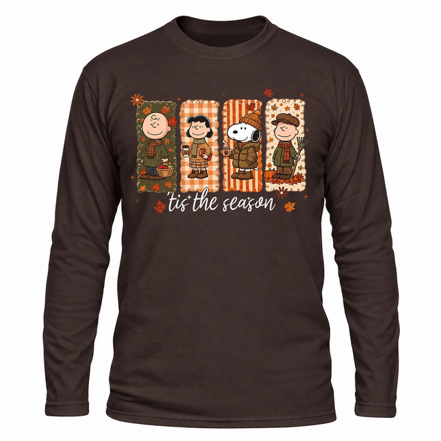 Tis The Season Fall Harvest Cozy Autumn Long Sleeve T-Shirt