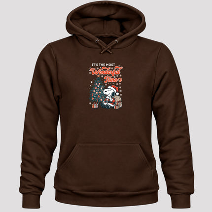 Most Wonderful Time Christmas Tree Holiday Gifts Hoodie