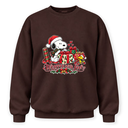 Wrapped With Love Christmas Gift Wrapping Sweatshirt