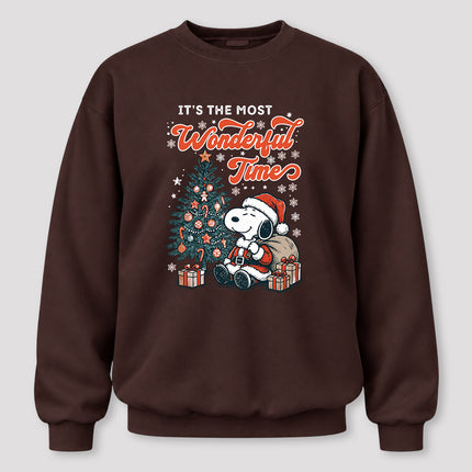 Most Wonderful Time Christmas Tree Gifts Sweatshirt