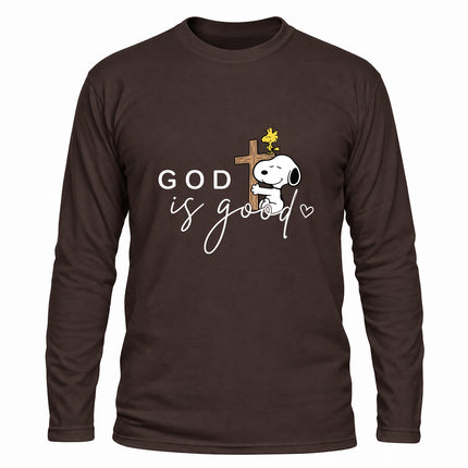 God Is Good Cross Christian Faith Christmas Gift Long Sleeve T-Shirt