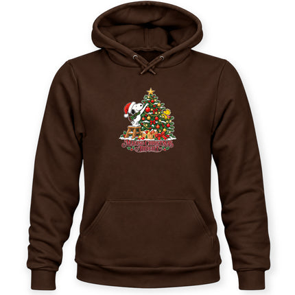 Making Christmas Bright Festive Tree Decorating Hoodie