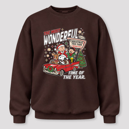 The Most Wonderful Time of the Year Christmas Tree Farm Sweatshirt