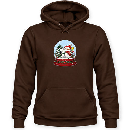 Christmas Snow Globe Snowman Winter Wonderland Hoodie