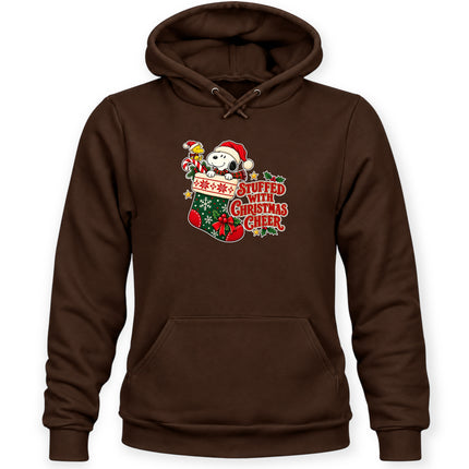 Stuffed With Christmas Cheer Holiday Stocking Hoodie