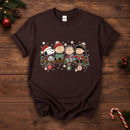 Cozy Christmas Holiday Garland Winter Sweaters T-Shirt