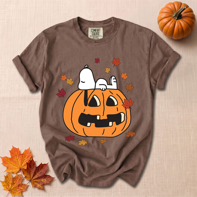 Comfort Colors Fall Pumpkin Jack O Lantern T-Shirt