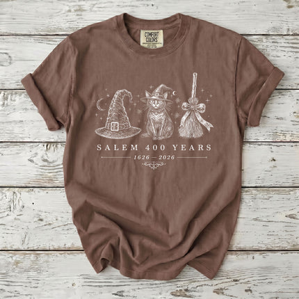 Comfort Colors Salem Witch 400th Anniversary Halloween T-Shirt