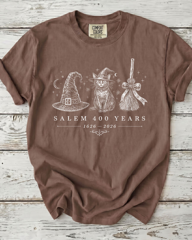 Comfort Colors Salem Witch 400th Anniversary Halloween T-Shirt
