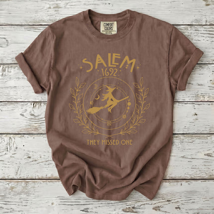 Comfort Colors Salem Witch 1692 Celestial They Missed One T-Shirt