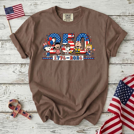 Comfort Colors 250 Years 1776-2026 Patriotic Friends Celebration T-Shirt