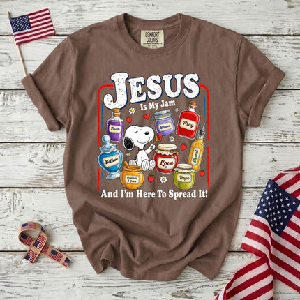 Comfort Colors Jesus Is My Jam Here to Spread It Christian T-Shirt