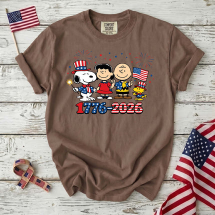 Comfort Colors 1776-2026 Patriotic Squad Fireworks T-Shirt