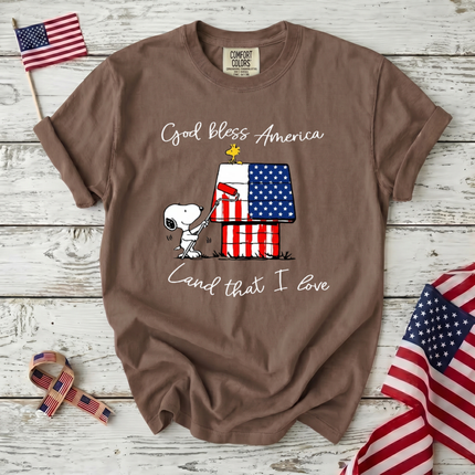 Comfort Colors God Bless America T-Shirt