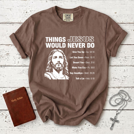 Comfort Colors Christian Bible Verse Promise Faith T-Shirt