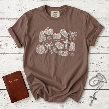 Comfort Colors Psalm 146 Praise Him in Every Season Thanksgiving T-Shirt