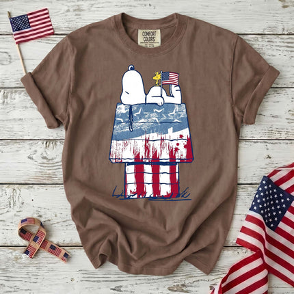 Comfort Colors 250th Anniversary USA Patriotic Doghouse T-Shirt
