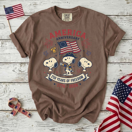 Comfort Colors 250 Years Of Freedom Anniversary T-Shirt