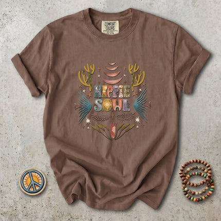 Comfort Colors Hippie Soul Boho Desert Cactus Retro T-Shirt
