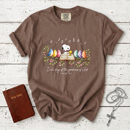 Comfort Colors Christian Psalm 89 1 Goodness of God Faith Gift T-Shirt