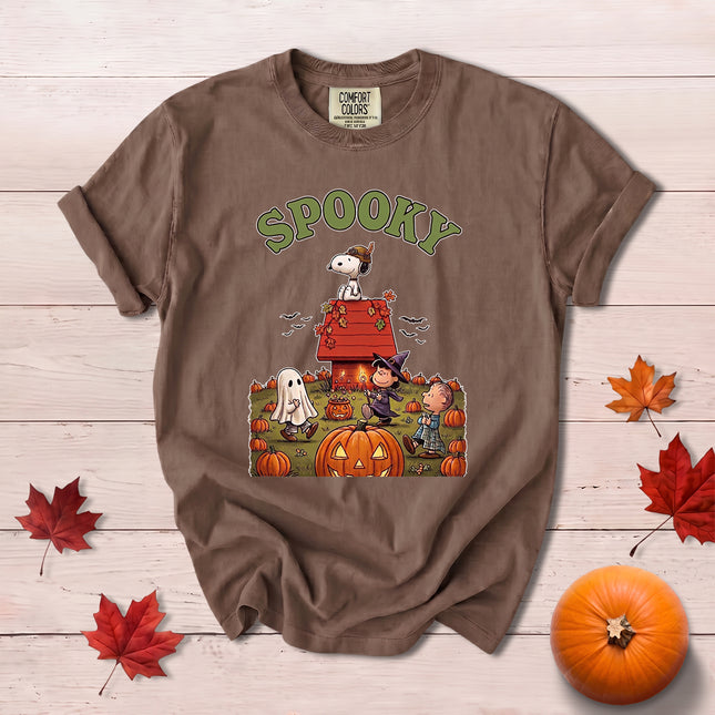 Comfort Colors Fall Autumn Spooky Pumpkin Halloween Season T-Shirt