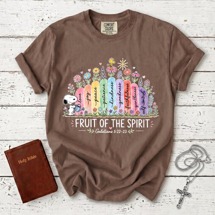 Comfort Colors Fruit of the Spirit Galatians 5:22 Garden Faith T-Shirt