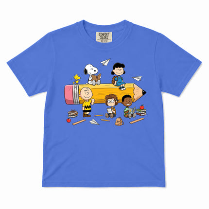 Comfort Colors Back To School Kid Pencil Classroom Kid T-Shirt
