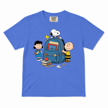 Comfort Colors Back To School Backpack Books Classroom Kid T-Shirt