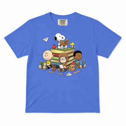 Comfort Colors Back To School Reading Books Classroom Kid T-Shirt