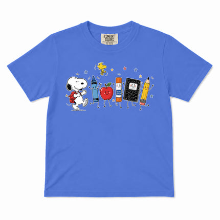 Comfort Colors Back To School Cute School Supplies Kid T-Shirt