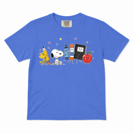 Comfort Colors Back To School Cute School Supplies Kid T-Shirt