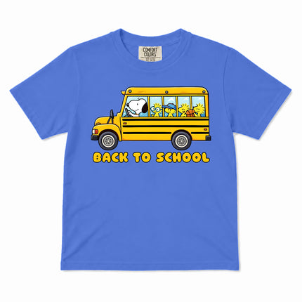 Comfort Colors Back To School School Bus First Day Kid T-Shirt