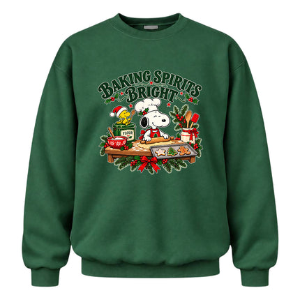 Baking Spirits Bright Christmas Cookie Baking Sweatshirt