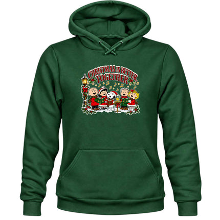 Christmas Is Better Together Festive Caroling Hoodie