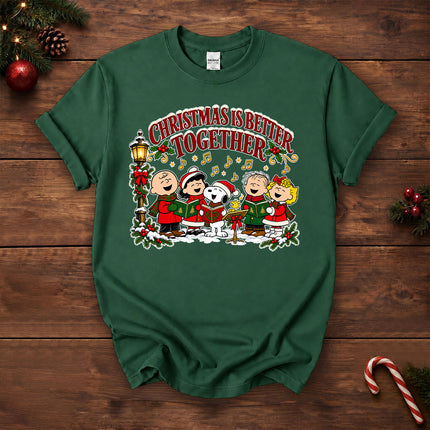 Christmas Is Better Together Caroling Holiday T-Shirt